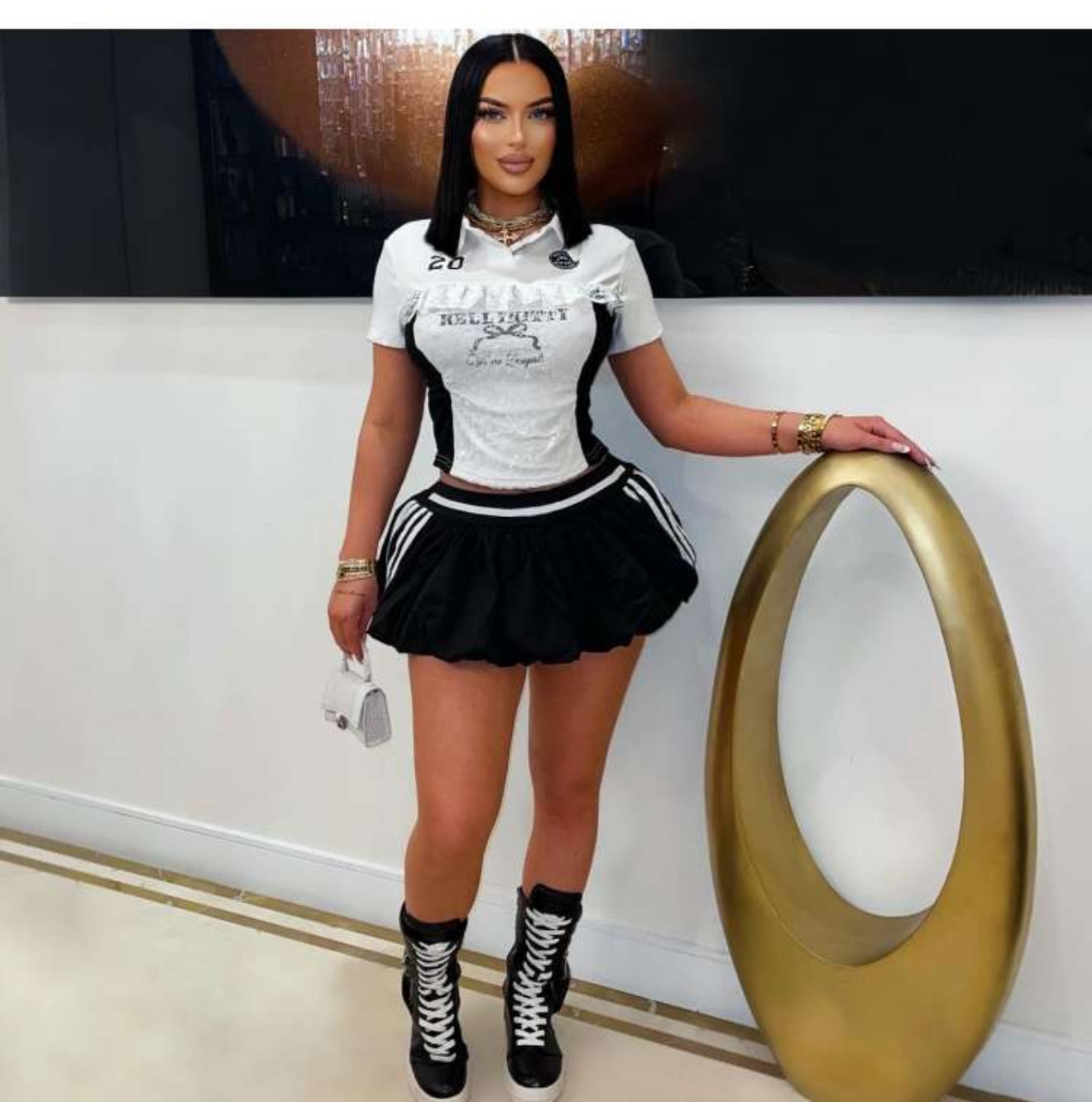 Bubble skirt set