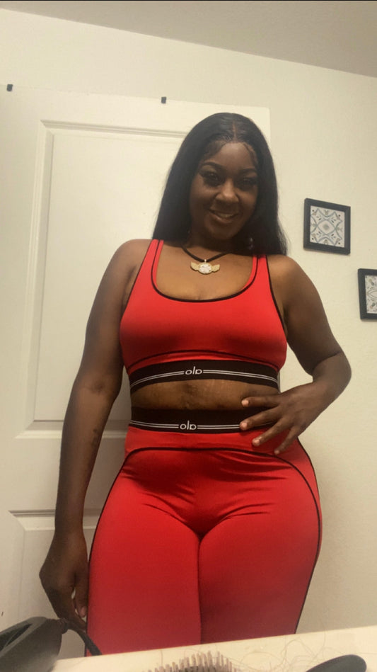 Red alo set